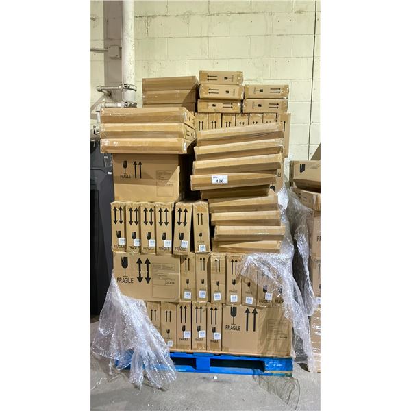 PALLET OF ASSORTED SIZE PICTURE FRAMES