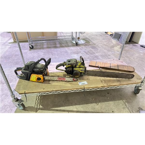 POULAN PRO 35CC CHAIN SAW & PIONEER CHAINSAW