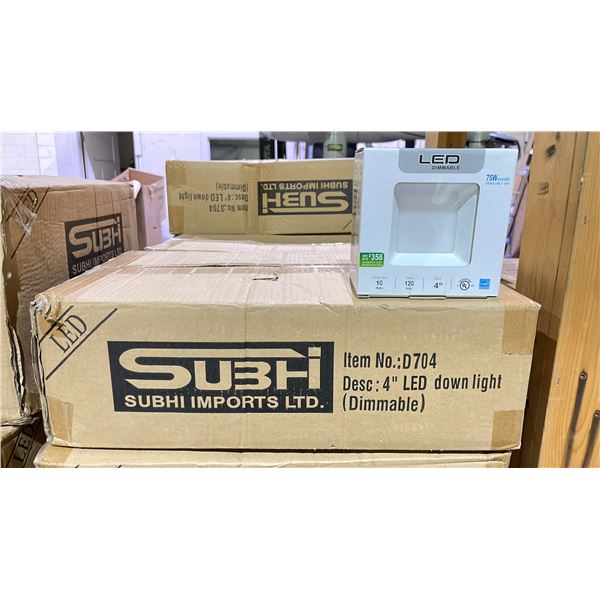 BOX OF SUBHI 4" LED DOWN LIGHTS