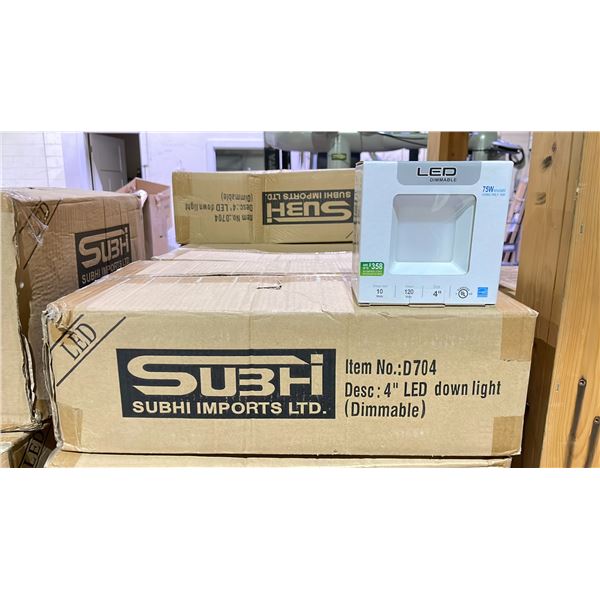 BOX OF SUBHI 4" LED DOWN LIGHTS