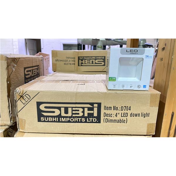 BOX OF SUBHI 4" LED DOWN LIGHTS