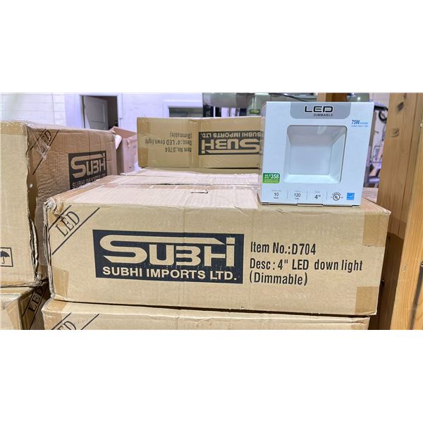 BOX OF SUBHI 4" LED DOWN LIGHTS