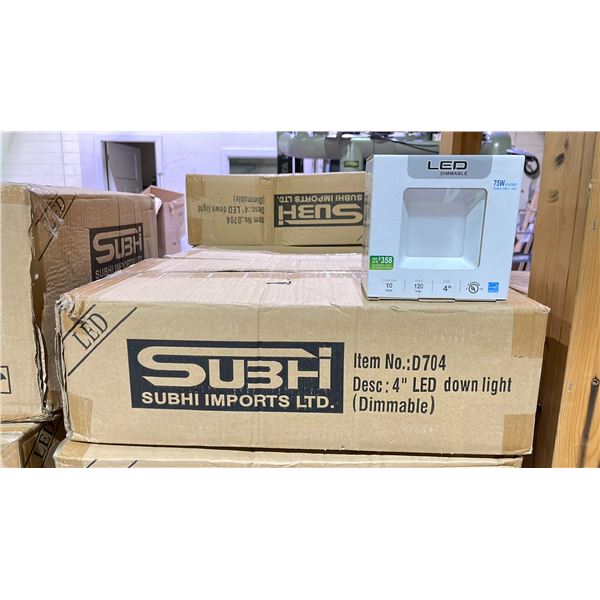 BOX OF SUBHI 4" LED DOWN LIGHTS