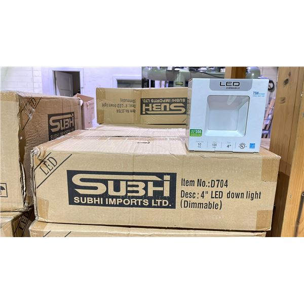 BOX OF SUBHI 4" LED DOWN LIGHTS