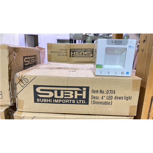 BOX OF SUBHI 4" LED DOWN LIGHTS