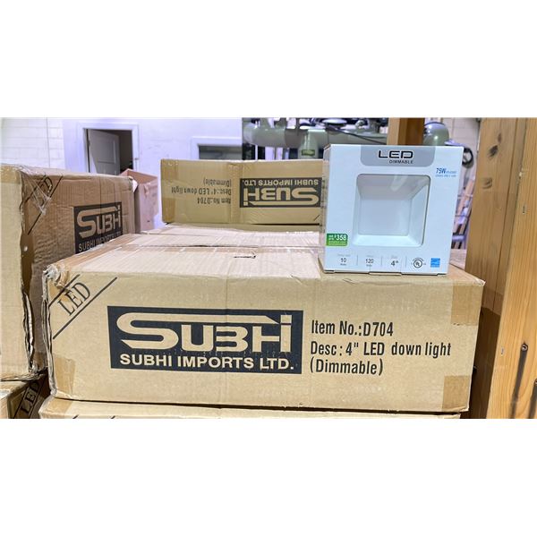BOX OF SUBHI 4" LED DOWN LIGHTS