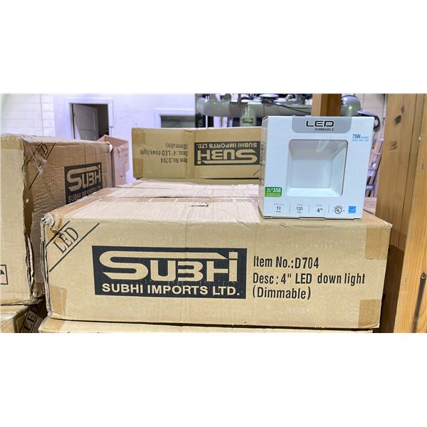 BOX OF SUBHI 4" LED DOWN LIGHTS