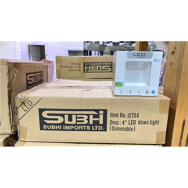 BOX OF SUBHI 4" LED DOWN LIGHTS