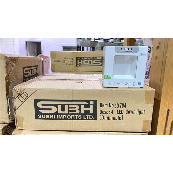 BOX OF SUBHI 4" LED DOWN LIGHTS