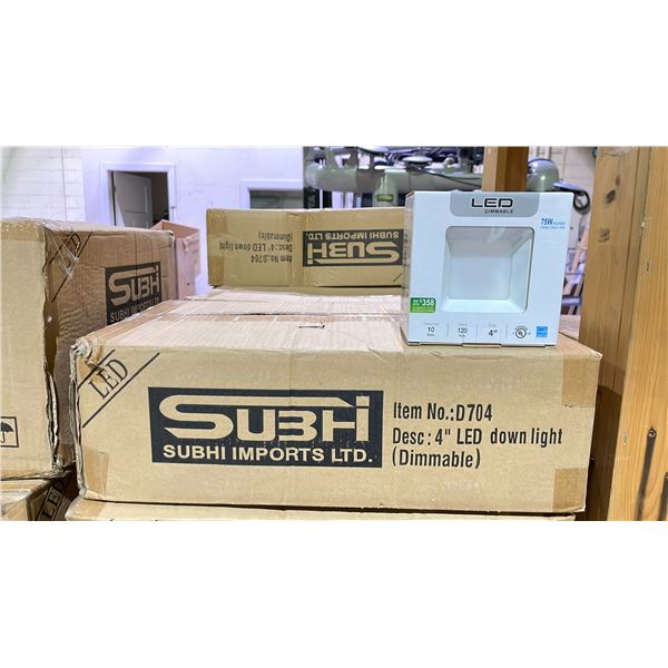 BOX OF SUBHI 4" LED DOWN LIGHTS