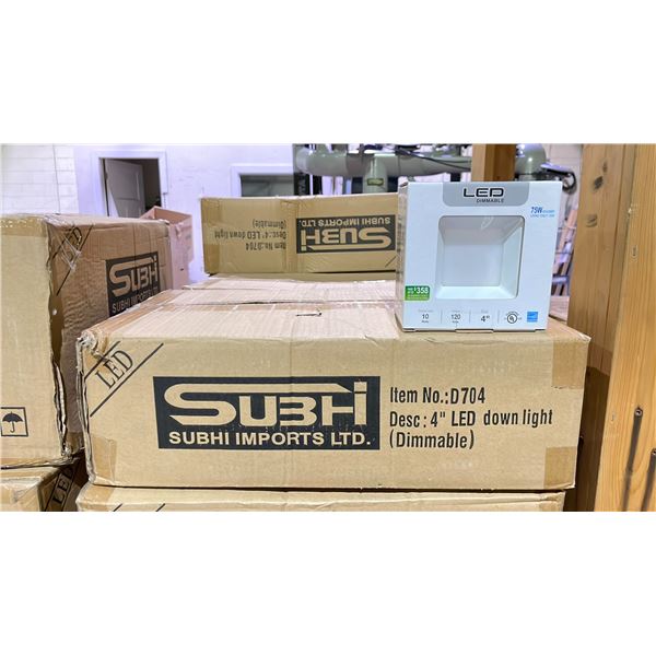BOX OF SUBHI 4" LED DOWN LIGHTS
