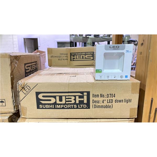 BOX OF SUBHI 4" LED DOWN LIGHTS