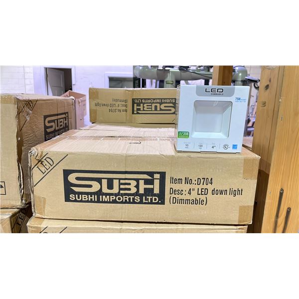 BOX OF SUBHI 4" LED DOWN LIGHTS