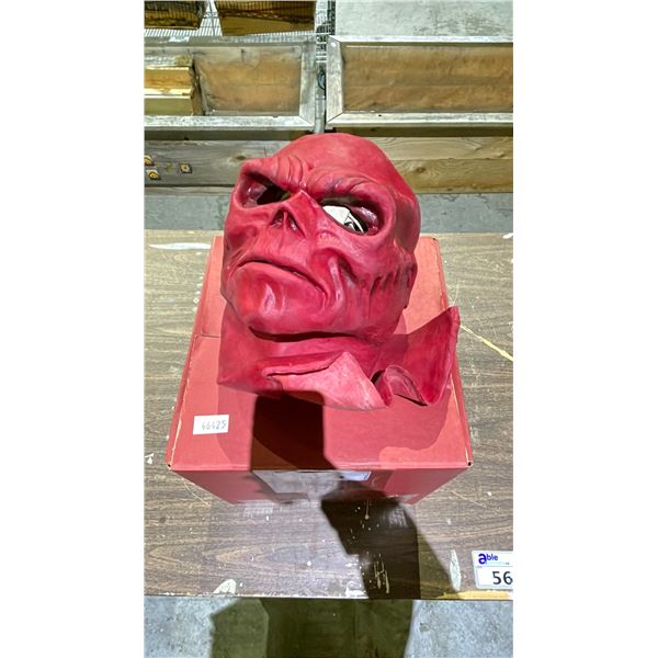 RED SKULL FACE MASK