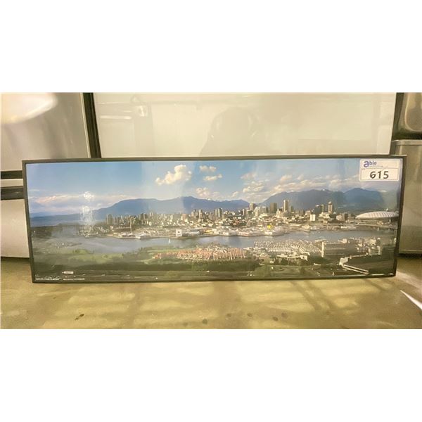 FRAMED PRINT APPROX 36X12"
