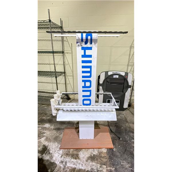 COMMERCIAL SHIMANO FISHING ROD STAND