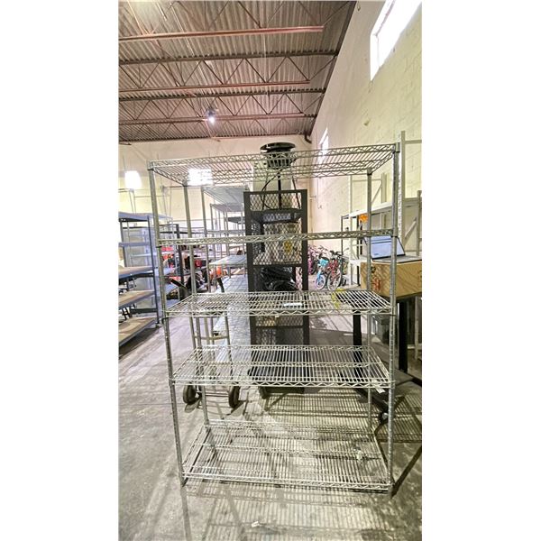5 TIER METAL SHELVING UNIT