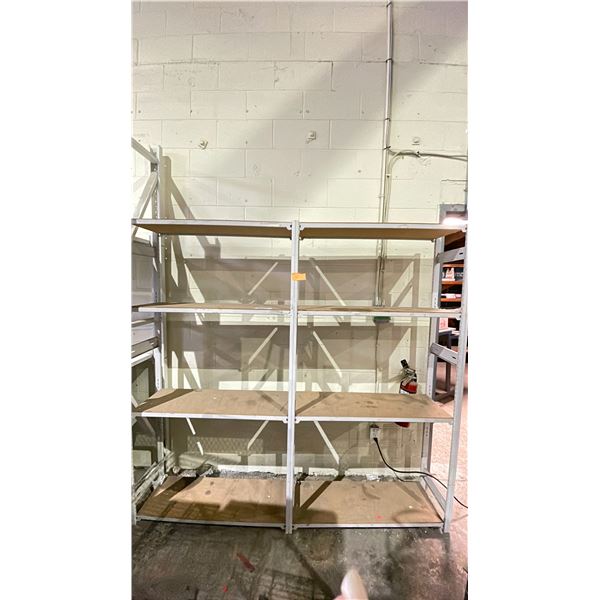 4 TIER SHELVING UNIT, 8 SHELVES