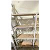 Image 2 : 4 TIER SHELVING UNIT, 8 SHELVES