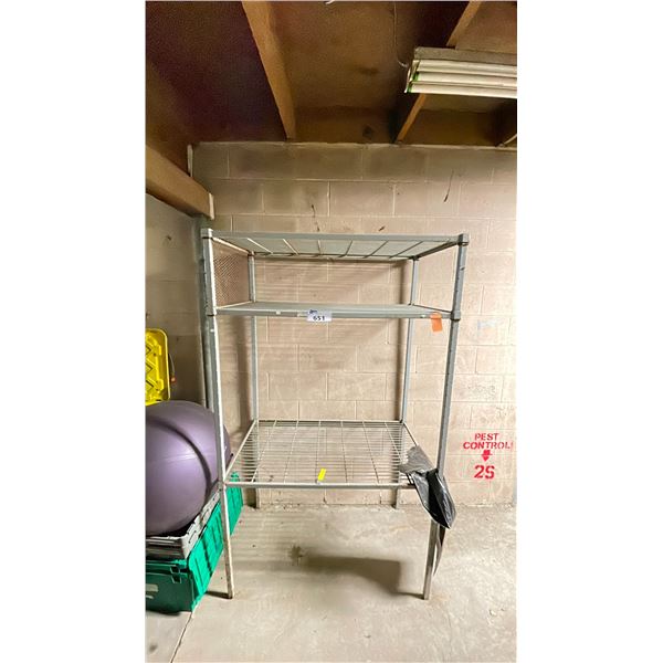 3 TIER SHELVING UNIT
