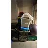 Image 3 : LARGE LOT OF ASSORTED TOTES, EXERCISE BALL AND MORE