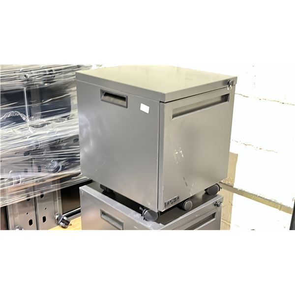 PAIR OF KPED PORTABLE METAL FILE CABINETS (MAY OR MAY NOT HAVE KEYS)