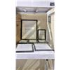 Image 2 : SHELF OF ASSORTED SIZE PICTURE FRAMES