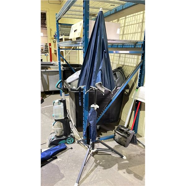 LARGE UMBRELLA WITH TRIPOD STAND