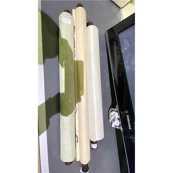 3 ASSORTED CHINESE SCROLL ARTWORKS