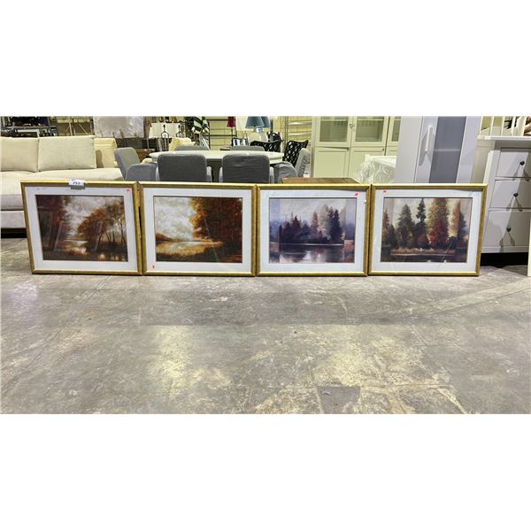 4 FRAMED ARTWORKS