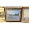 Image 2 : 3 ASSORTED BOAT & PLANE FRAMED ARTWORKS