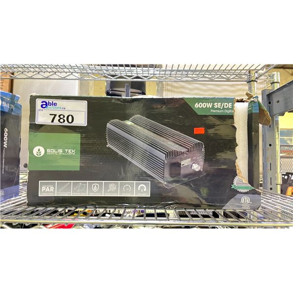 SOLIS TEK PREMIUM DIGITAL BALLAST 600W SE/DE 120/240V