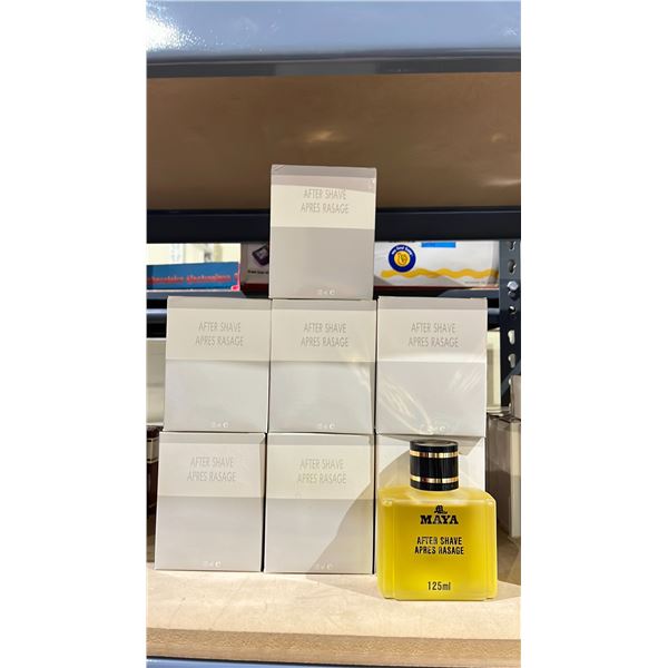 8 BOTTLES OF MAYA AFTER SHAVE 125ML