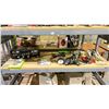 Image 1 : SHELF OF ASSORTED ITEMS INCLUDING; N64 CONTROLLERS, GAMEBOY, VIDEO GAMES & MORE