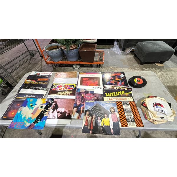 VINYL RECORD COLLECTION INCLUDING: MINI POPS, RED RIDER, NIGHT RANGER, THE STEVE MILLER BAND & MORE