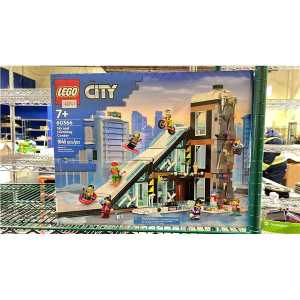 LEGO CITY SKI AND CLIMBING CENTER 60366 BUILDING TOY (MAY BE MISSING PARTS & PIECES)