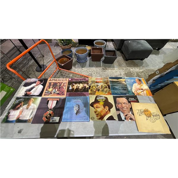 VINYL RECORD COLLECTION INCLUDING: MICHAEL JACKSON, STRAUSS WALTZES, PERRY COMO,