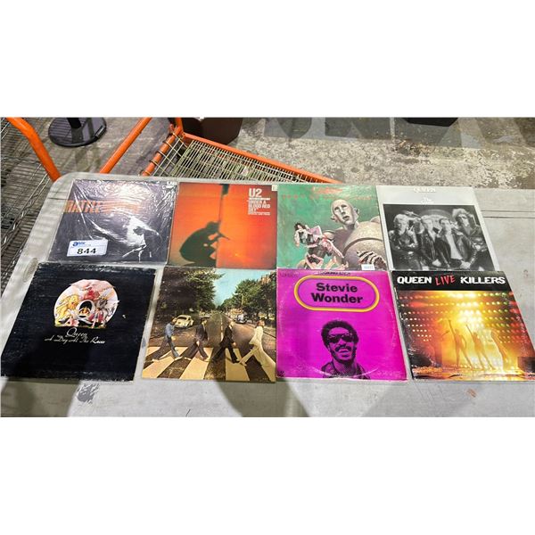 VINYL RECORD COLLECTION INCLUDING: QUEEN, STEVIE WONDER, U2 & THE BEATLES