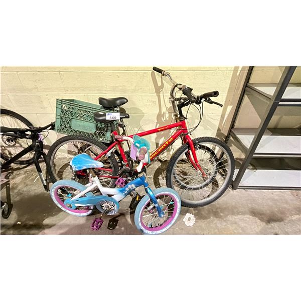 3 ASSORTED BIKES