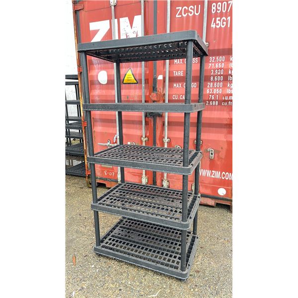 5 TIER RESIN SHELVING UNIT