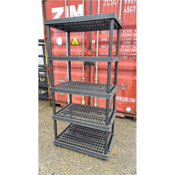 5 TIER RESIN SHELVING UNIT