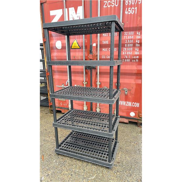 5 TIER RESIN SHELVING UNIT
