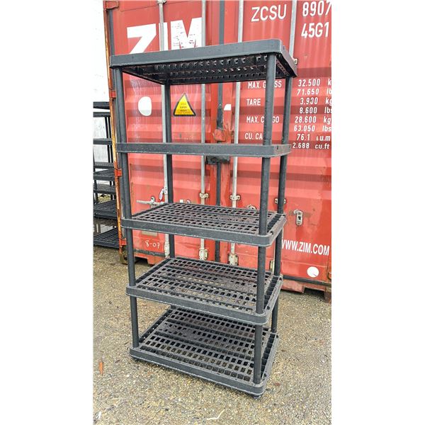 5 TIER RESIN SHELVING UNIT