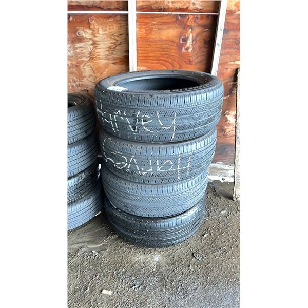 SET OF 4 MICHELIN PRIMACY A/S 235/55R19 101V TIRES