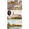 Image 1 : A Tour of the United States 50 Beautiful Colored Lithograph Postcards