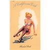 Image 2 : 6 Linen Pin Up Postcards "A California Dish"