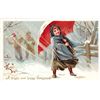 Image 2 : Group of 5 Christmas Tuck Greeting Holiday Postcards