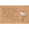 Image 8 : Group of 8 Children & Stork Postcards Published by Raymond Howe