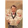 Image 2 : 6 PFB Publishing Comic Man & Children Postcards Series 5677