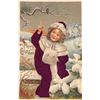 Image 8 : 24 Christmas Holiday Greeting Children Postcards